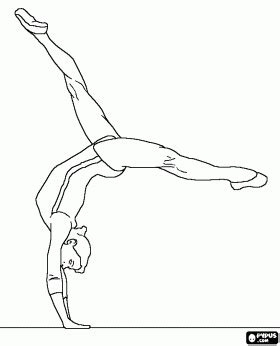 You come to the right place. Gymnastics Coloring Pages - Kidsuki