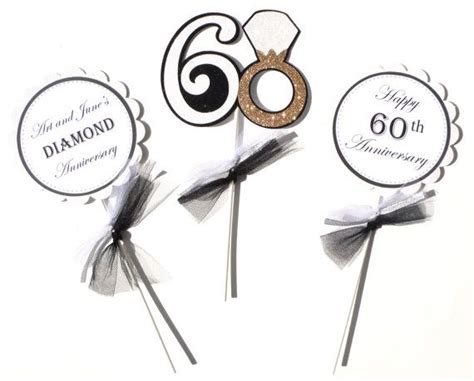 60th Diamond Anniversary Themed Glitter By ScrapsToRemember 60th