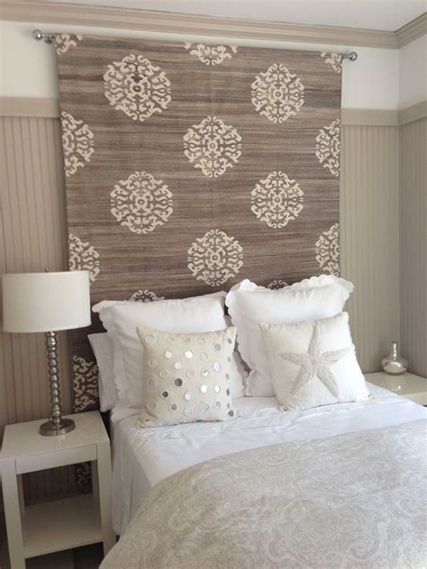 H Headboard Idea Rug Tapestry Or Heavy Fabric Would