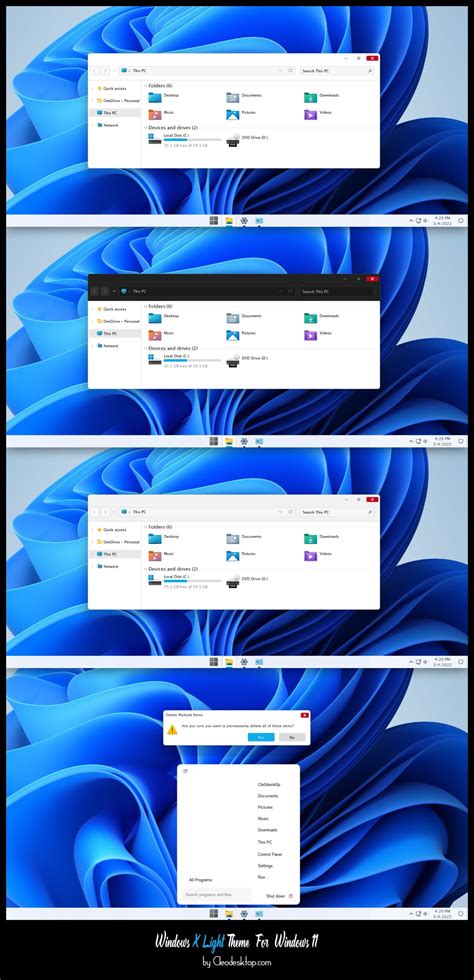 Windows X Light Theme For Windows 11 Cleodesktop