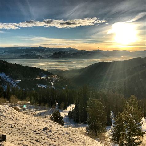 Teton Pass Wyomingidaho Border Tetons Wyoming Natural Landmarks