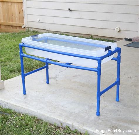 How To Make A Pvc Pipe Sand And Water Table Frugal Fun For Boys And Girls