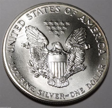 1991 American Silver Eagle Brilliant And Beautiful