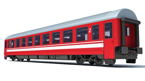 Train Passenger Car V11 3d Model Cgtrader