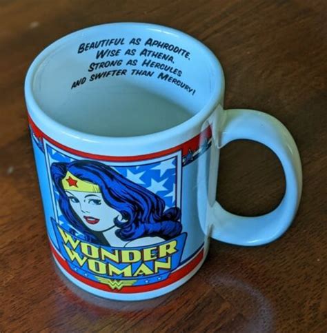 Euc Vandor Wonder Woman Dc Comics Ceramic Mug Ebay