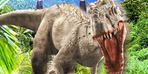 Jurassic World The Indominus Rex Descends From Plants Cbr