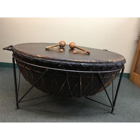Choose from contactless same day delivery, drive up and more. African Drum Cocktail Table | Chairish