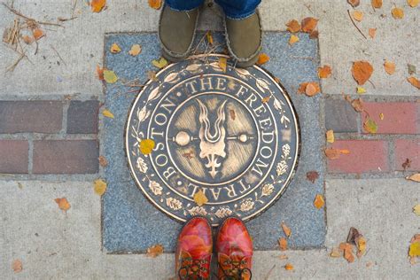 A Walk Through History: Boston Freedom Trail Map and Self Guided | Freedom trail, Freedom trail 