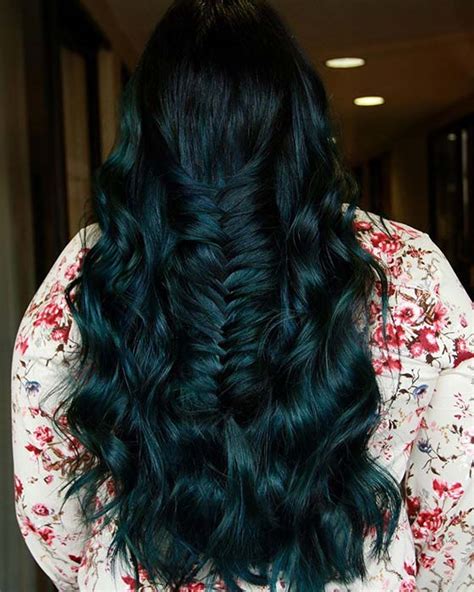 43 Beautiful Blue Black Hair Color Ideas To Copy Asap Page 2 Of 4