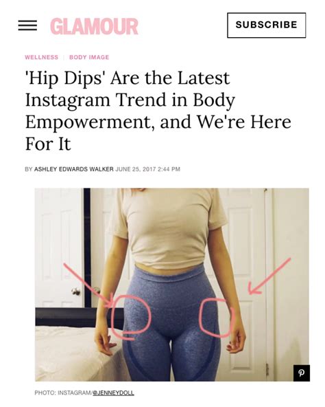 Hip Dips Are The Latest Instagram Trend In Body Empowerment And We