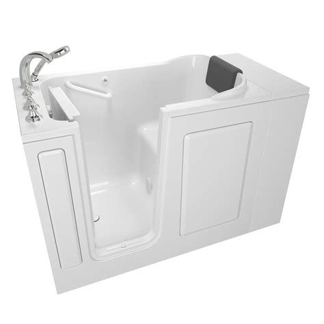 It is a soaking bathtub. KOHLER Greek 4 ft. Reversible Drain Acrylic Soaking Tub in ...