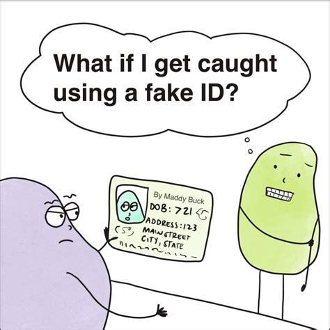 Comic What Happens If Youre Caught With A Fake Id Findlaw