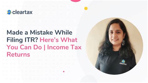 Made A Mistake While Filing Itr Heres What You Can Do Income Tax