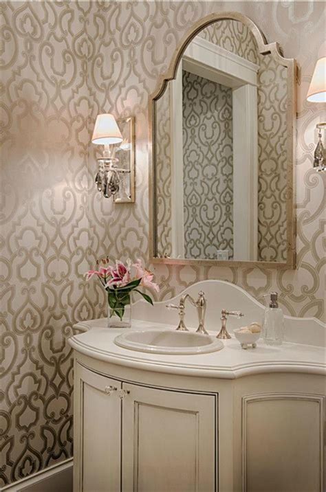 In a small powder room without much access to natural light—for example, a windowless space under the stairs—embrace the moodier, edgier atmosphere with darker tones and dim lighting. 40 Most Popular Half Bathroom Decor Ideas 2019 | Half ...