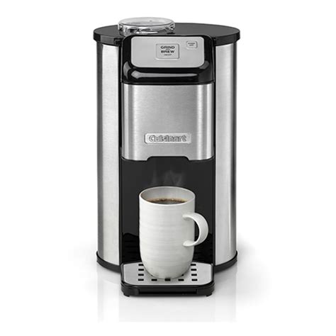 Because freshly grinded beans gives the taste in. Cuisinart One Cup Grind and Brew Individual Coffee Machine ...