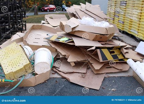 Cardboard Trash Container