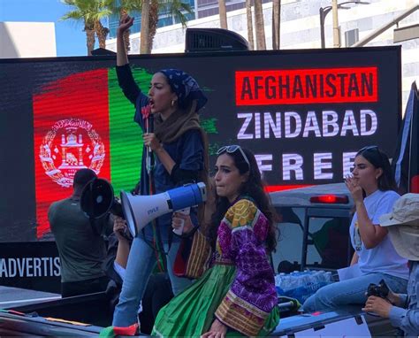 Afghan Solidarity Demonstration In Los Angeles Imho Journal