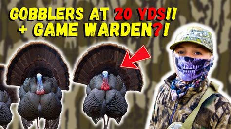 3 GOBBLERS GAME WARDEN EPIC Youth Turkey Hunt YouTube