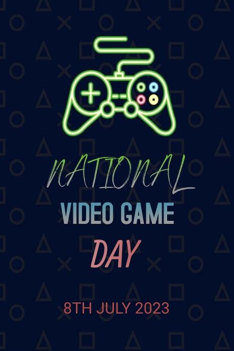 National Video Game Day Template Postermywall