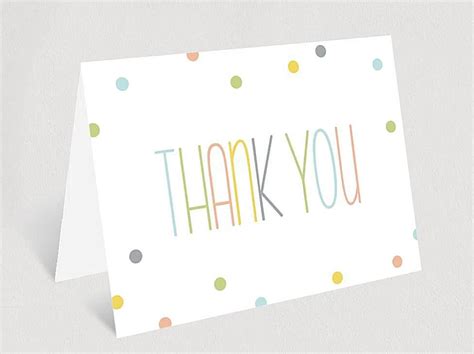 Free Printable Baby Shower Thank You Cards