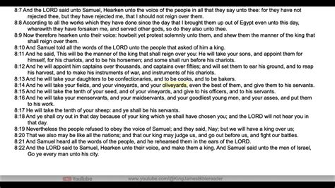 1 Samuel Chapter 8 Kjv Holy Bible Us English Audiobook Samantha