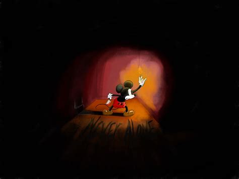 Mickey Mouse In The Dark On Behance