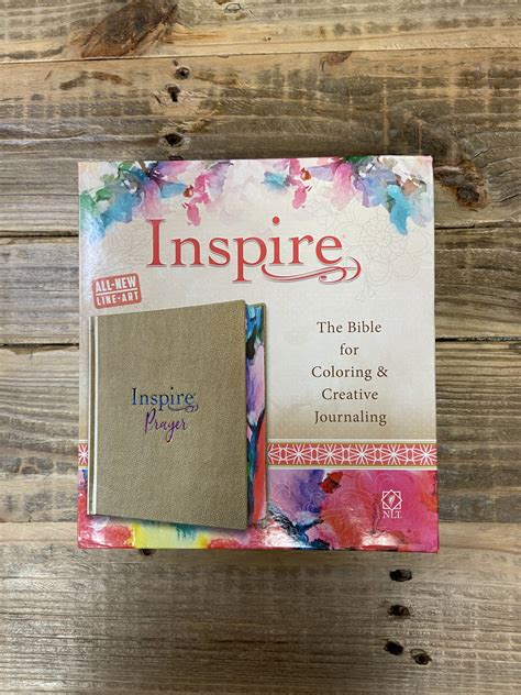 Inspire Prayer Bible Nlt The Bible For Coloring And Creative Journaling