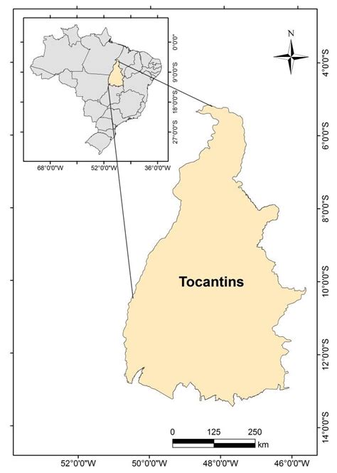 Localização Geográfica Do Estado Do Tocantins Figure 2 Geographical