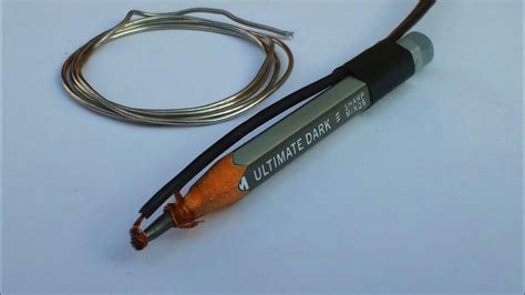 Try to act like dave when he was designing ucurrent. Make DIY Soldering Iron from Pencil - YouTube