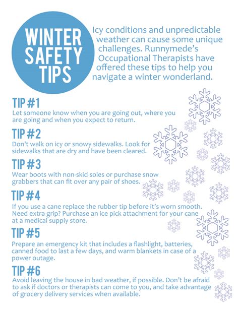 Runnymede Winter Safety Tips