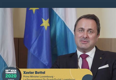 The ceremony for prime minister xavier bettel and belgian architect gauthier destenay, took place at luxembourg's town hall on late friday afternoon. Industry draws big endorsement from Luxembourg prime minister speaking at ICCA Congress - CMW