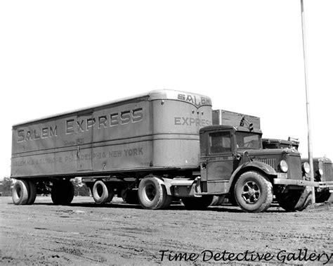Salem Express Semi Truck 1940 Vintage Photo Print Ebay