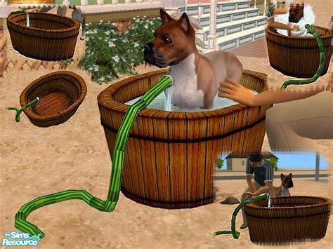 The Sims Resource Dog Bath New Mesh