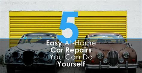 5 Easy At Home Car Repairs You Can Do Yourself