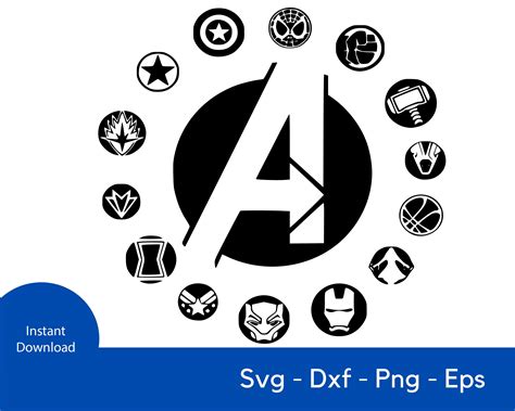 Avengers Logo Svg File Marvel Logo Svg Marvel Svg The Avengers Svg