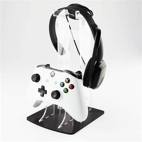 Xbox One Blackout Dual Controller And Headset Stand Headset Stand