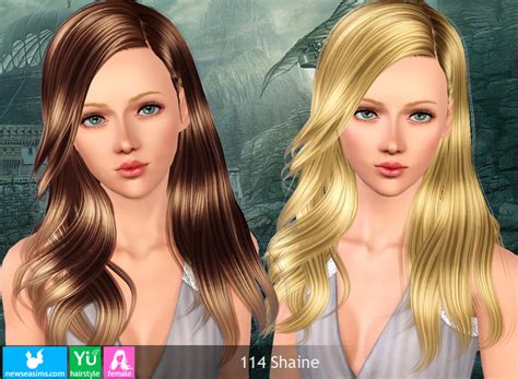 Naturally Hairstyle 114 Shaine By Newsea Sims 3 Hairs