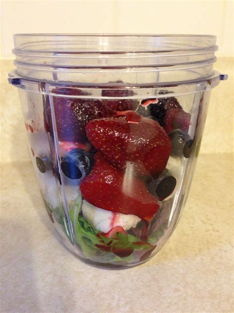 One new smoothie every day for 15 days to boost your energy. Super Breakfast Smoothie! This is before the blend. (See other pic for recipe.) When using the ...
