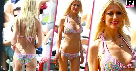 Scary Skinny 8 Photos Of Bikini Clad Tara Reid In Miami Expose Her