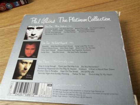 Phil Collins The Platinum Collection 3 X Cd Ebay