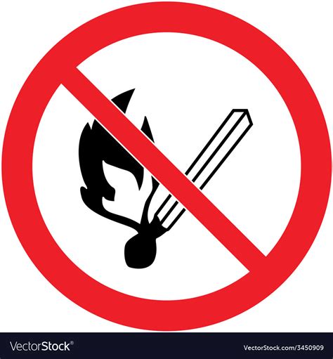 No Naked Flame Warning Sign Vector Stock Vector Royalty Free My Xxx Hot Girl