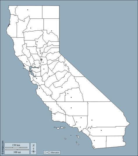 Map Of California Counties