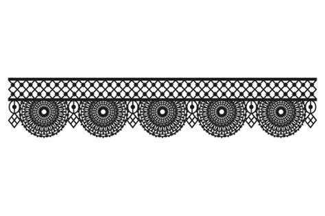 Simple And Practical Lace Pattern Design Vector Free Download