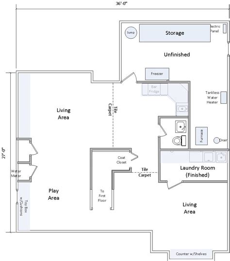 Basement Finish High Level Floor Plan Mdbs Basement Blog