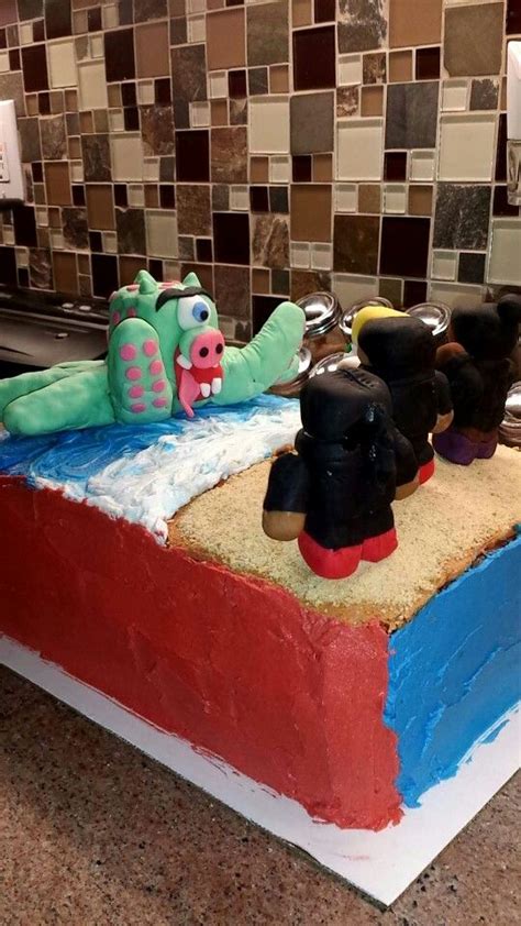Odd Squad Cake Hydraclops Episode 7th Birthday Birthday Parties