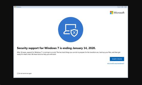 What Happens When Windows 7 Runs Out Of Support On January 14 2020