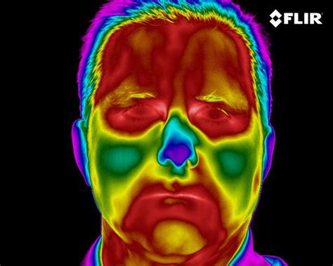 Thermography Birthday Painting Face Art