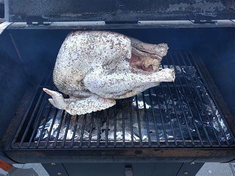 robcooks smoked turkey on a traeger pellet grill