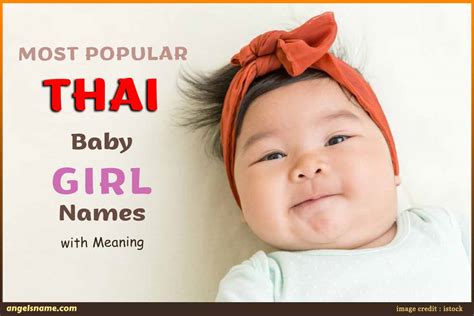 Most Popular Thai Baby Girl Names With Meaning