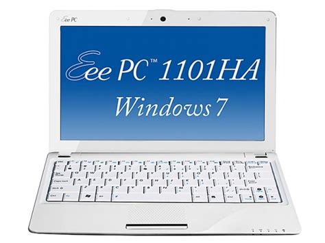 Eee Pc 1101ha Wp Brings Windows 7 To Seashell Series